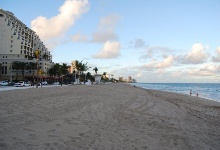 Am Strand von Ft. Lauderdale....