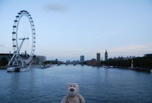 Ich bin beim London Eye!