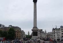 Trafalgar Square mit dem Herrn Nelson
