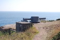 Ein Bunker mit Entfernungsmesser drauf