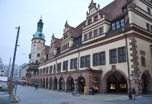 Das alte Rathaus in Leipzig