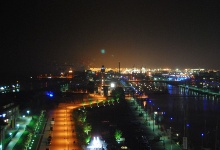 Blick aus dem Hotel auf den Neuen Hafen
