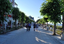 An der Strandpromenade