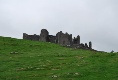 Carreg Cennen Castle oben auf dem Berg