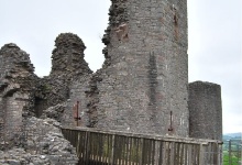Die Ruine von Carreg Cennen Castle
