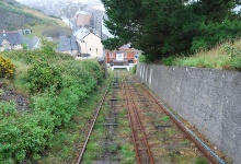 Mit der Aberystwyth Cliff Railway unterwegs